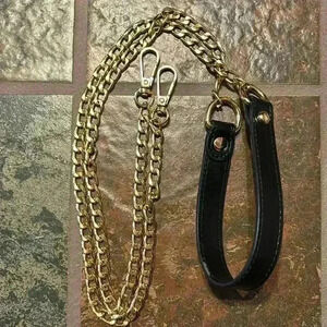 Crossbody unbranded PU wrapped chain